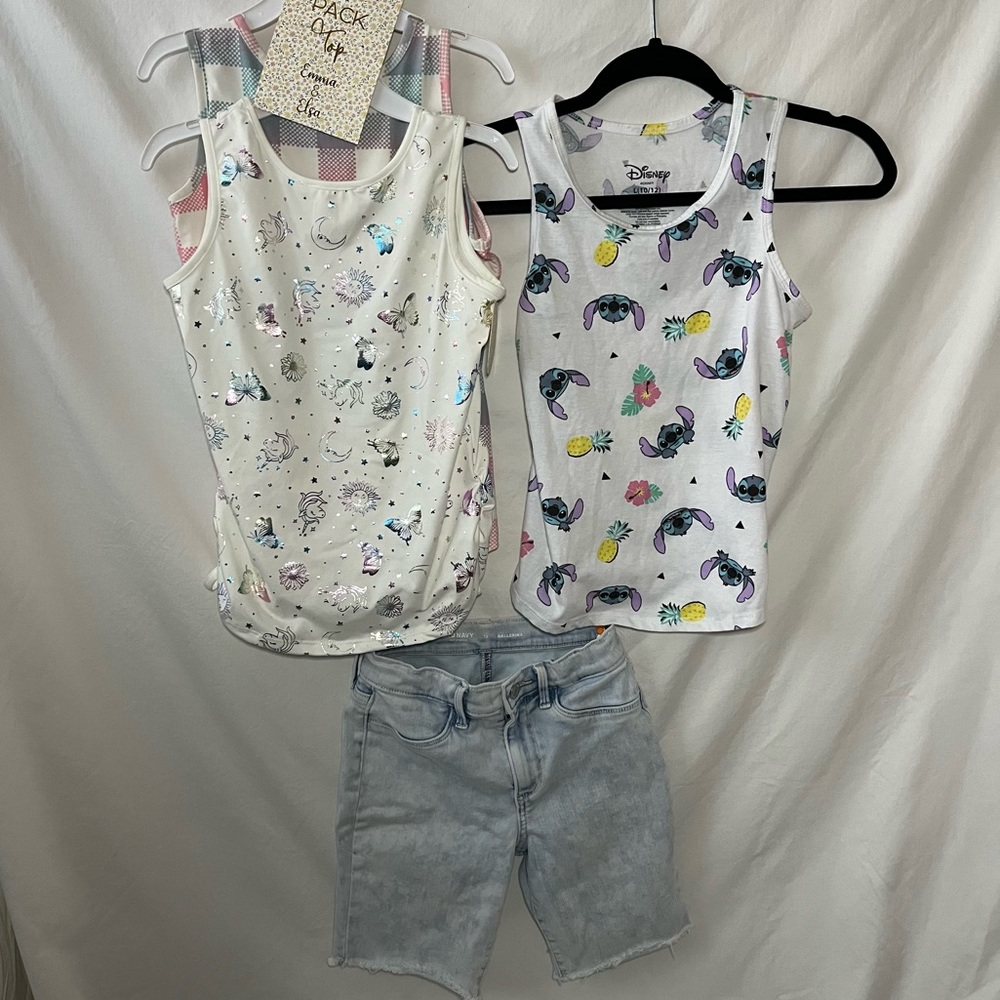 Tank Top / Jean Shorts bundle